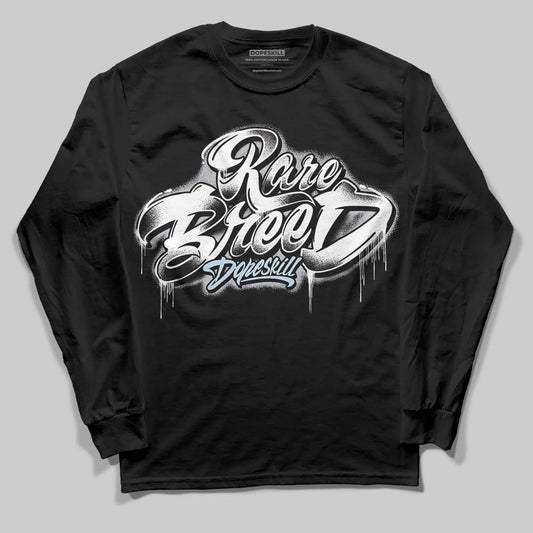 Black Metallic Reimagined 5s DopeSkill Long Sleeve T-Shirt Rare Breed Type Graphic