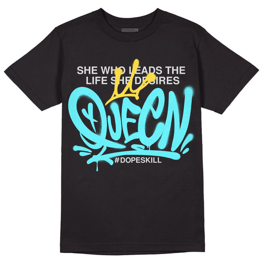 Aqua 5s DopeSkill T-Shirt Queen Graphic
