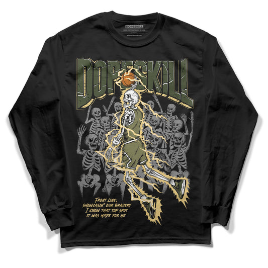 Craft Olive 4s DopeSkill Long Sleeve T-Shirt Thunder Dunk Graphic