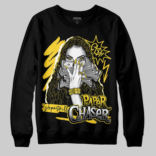 Black Tour Yellow AJ 4 Thunder DopeSkill Sweatshirt NPC Graphic