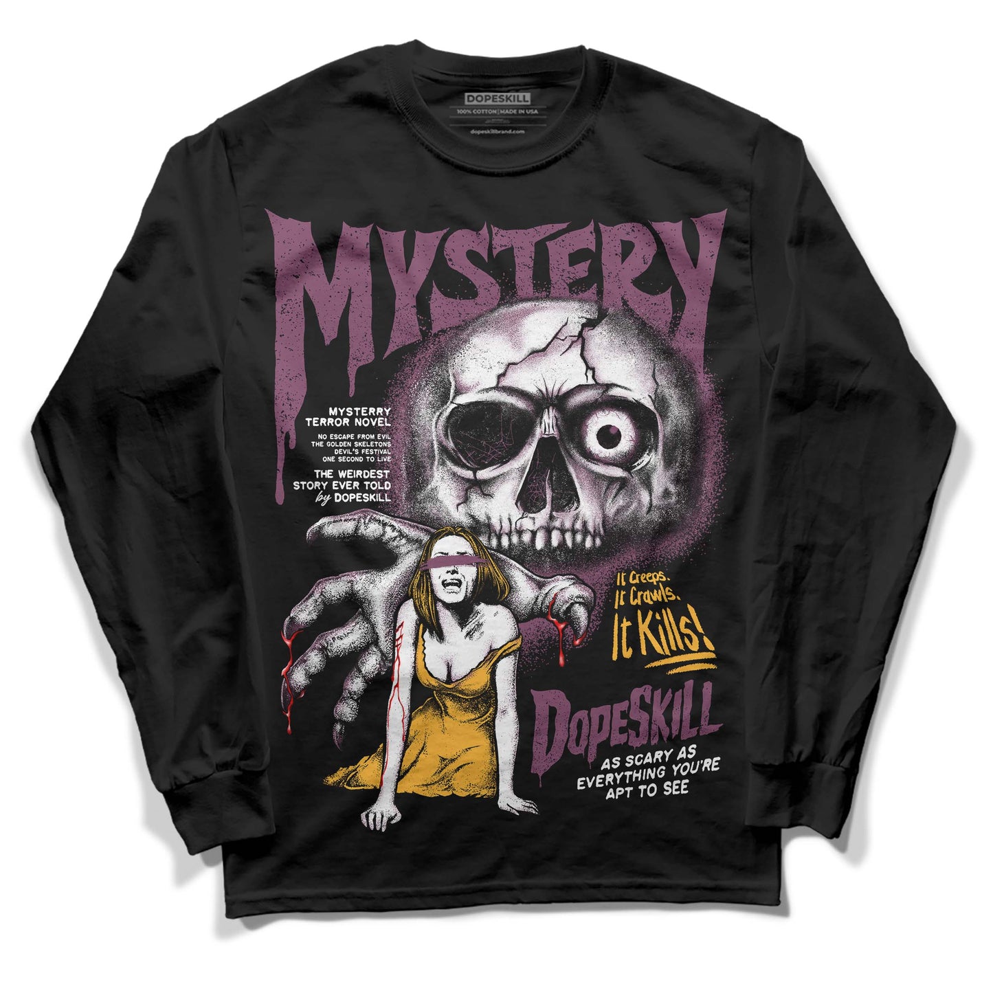 Brotherhood 1s High OG DopeSkill Long Sleeve T-Shirt Mystery Ghostly Grasp Graphic