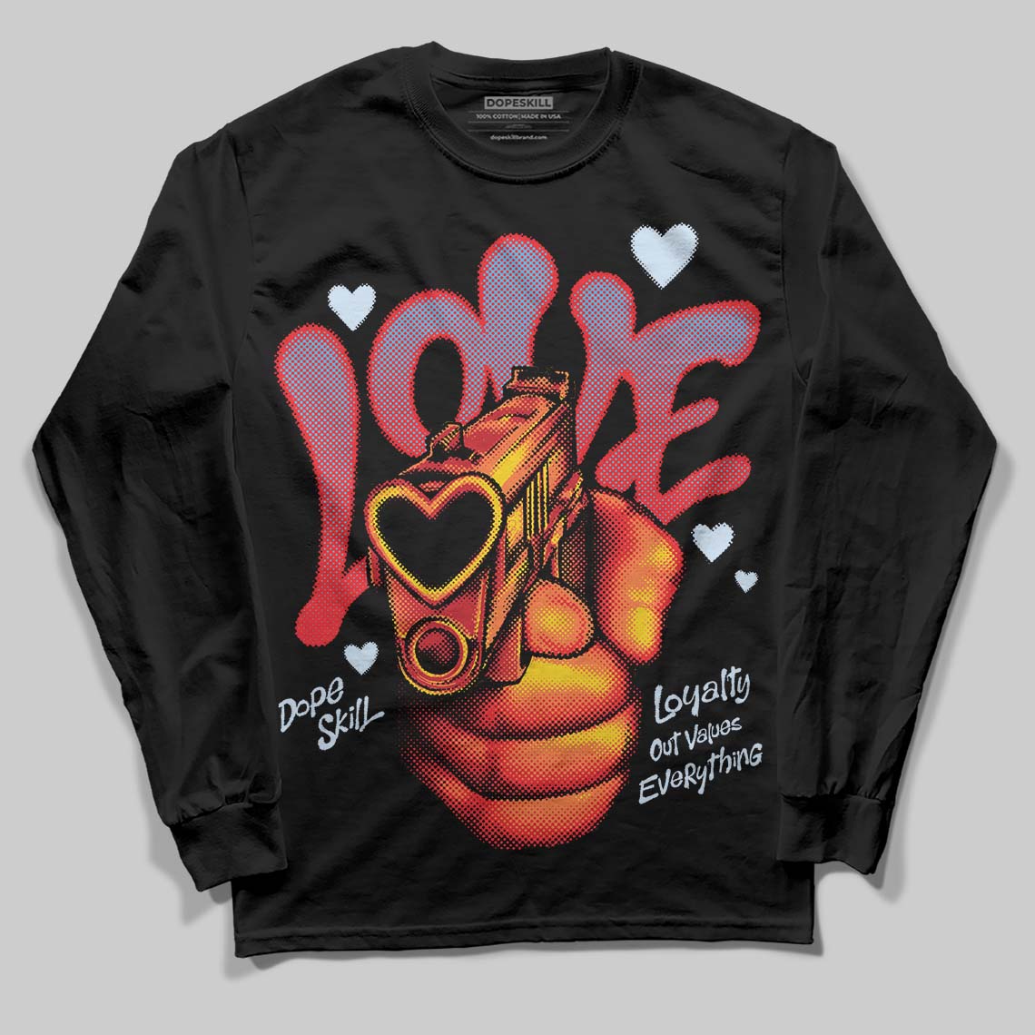Cherry 11s DopeSkill Long Sleeve T-Shirt Love Shot Graphic