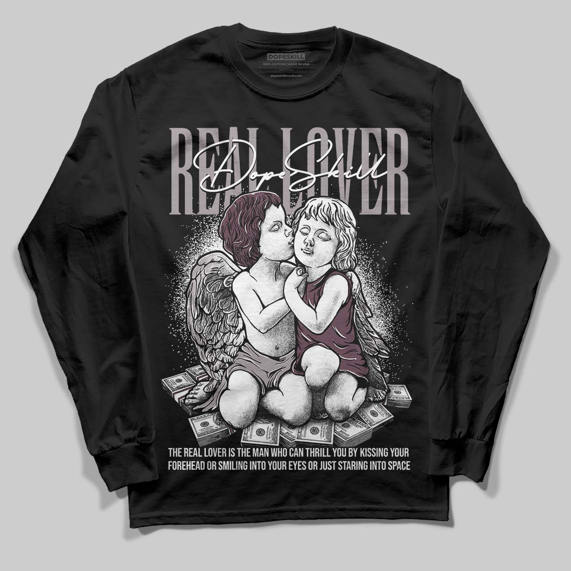 A Ma Maniere x "Violet Ore" 5s DopeSkill Long Sleeve T-Shirt Real Lover Graphic