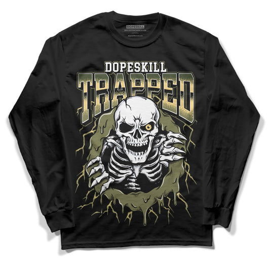 Craft Olive 4s DopeSkill Long Sleeve T-Shirt Trapped Halloween Graphic