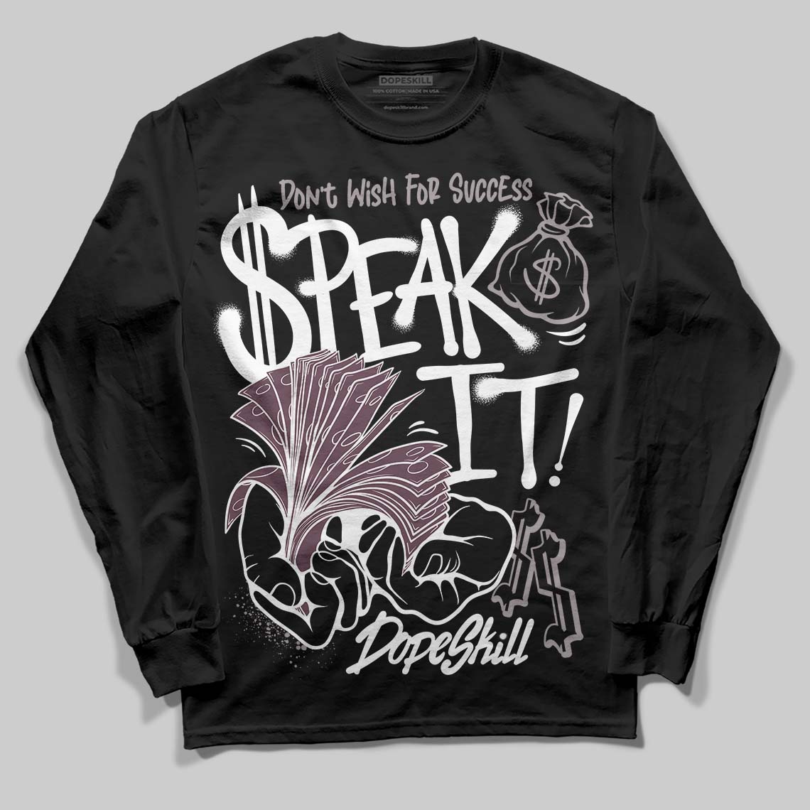 A Ma Maniere x "Violet Ore" 5s DopeSkill Long Sleeve T-Shirt Speak It Graphic