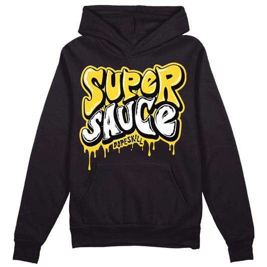 Black Tour Yellow AJ 4 Thunder DopeSkill Hoodie Sweatshirt Super Sauce Graphic
