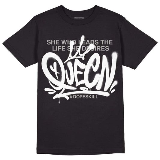 85 Black White 1s DopeSkill T-Shirt Queen Graphic