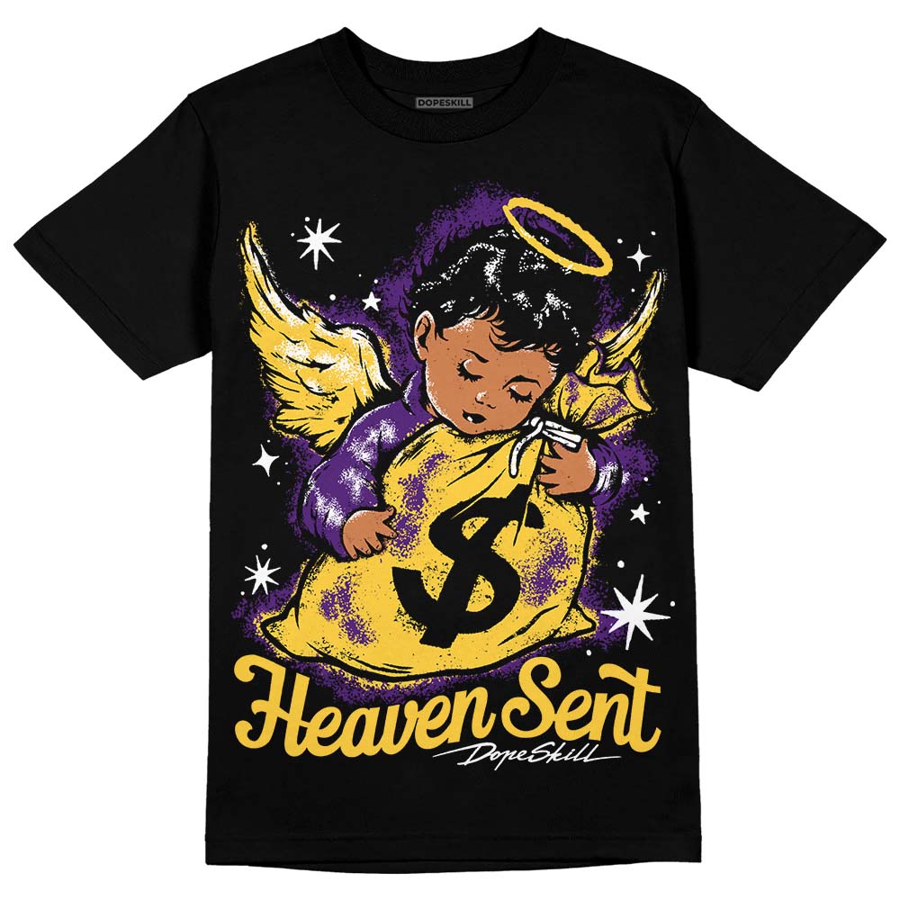 Field Purple 12s DopeSkill T-Shirt Heaven Sent Graphic