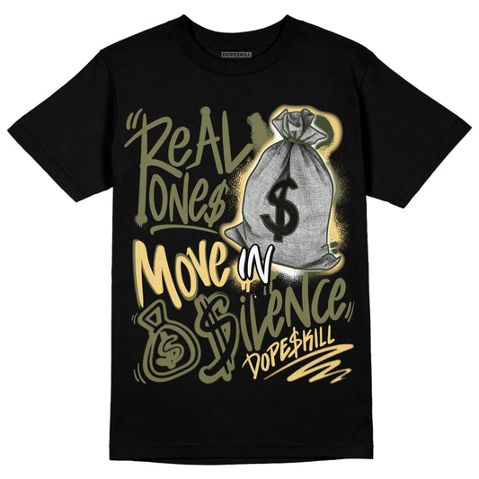 Craft Olive 4s DopeSkill T-Shirt Real Ones Move In Silence Graphic