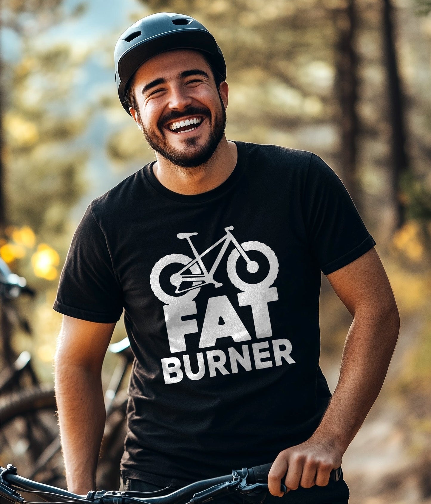 Cycling (199) Humor Tee - Funny Fat