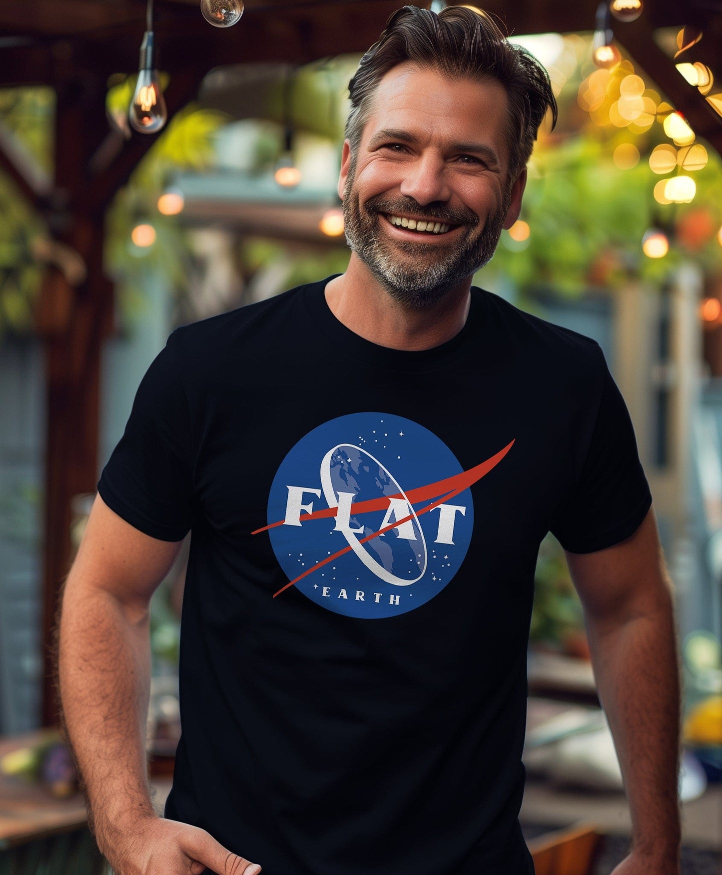 Flat Earth Society T-shirt - Funny &