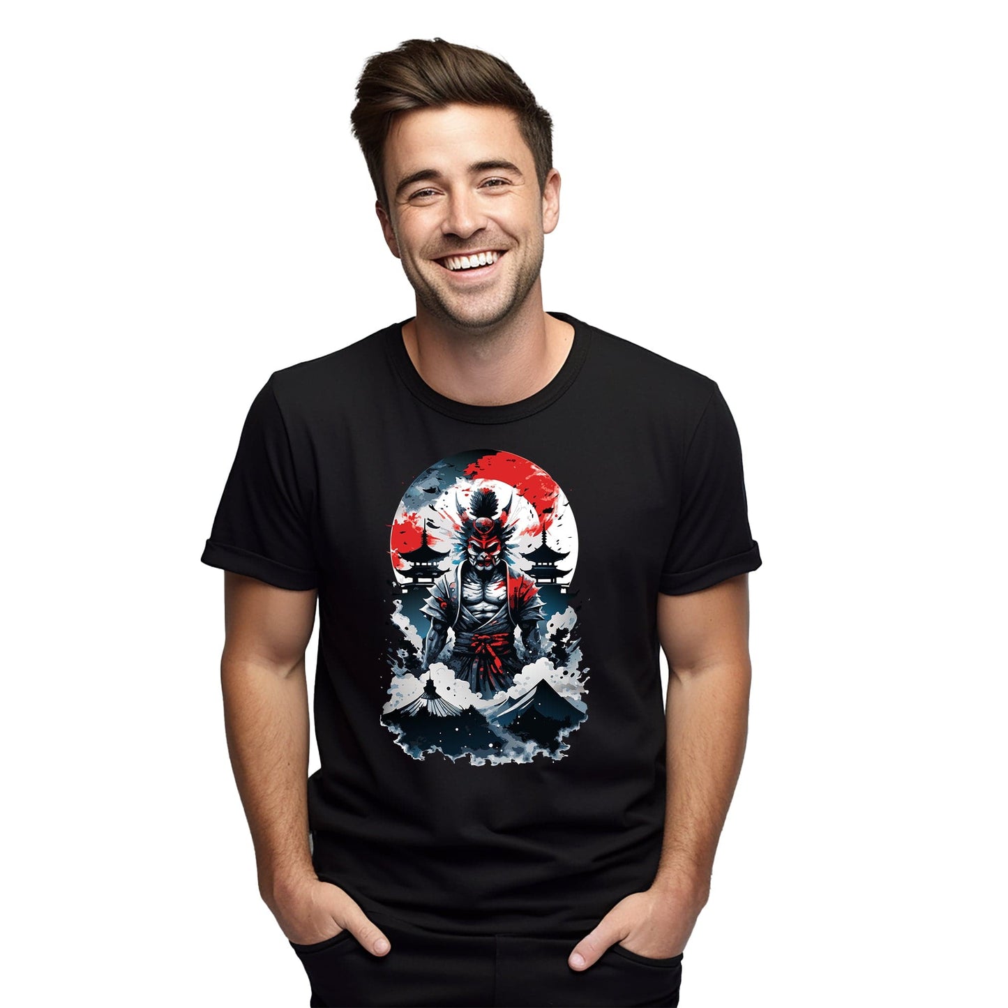 Demon Samurai Anime T-shirt