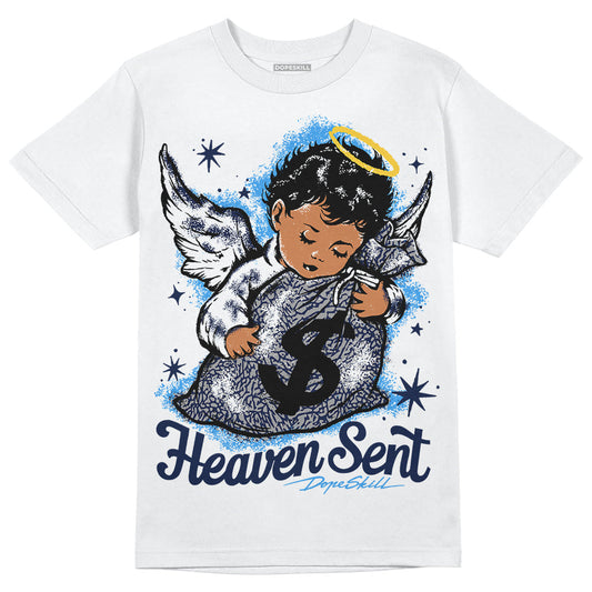 AJ Spizike White Obsidian DopeSkill T-Shirt Heaven Sent Graphic
