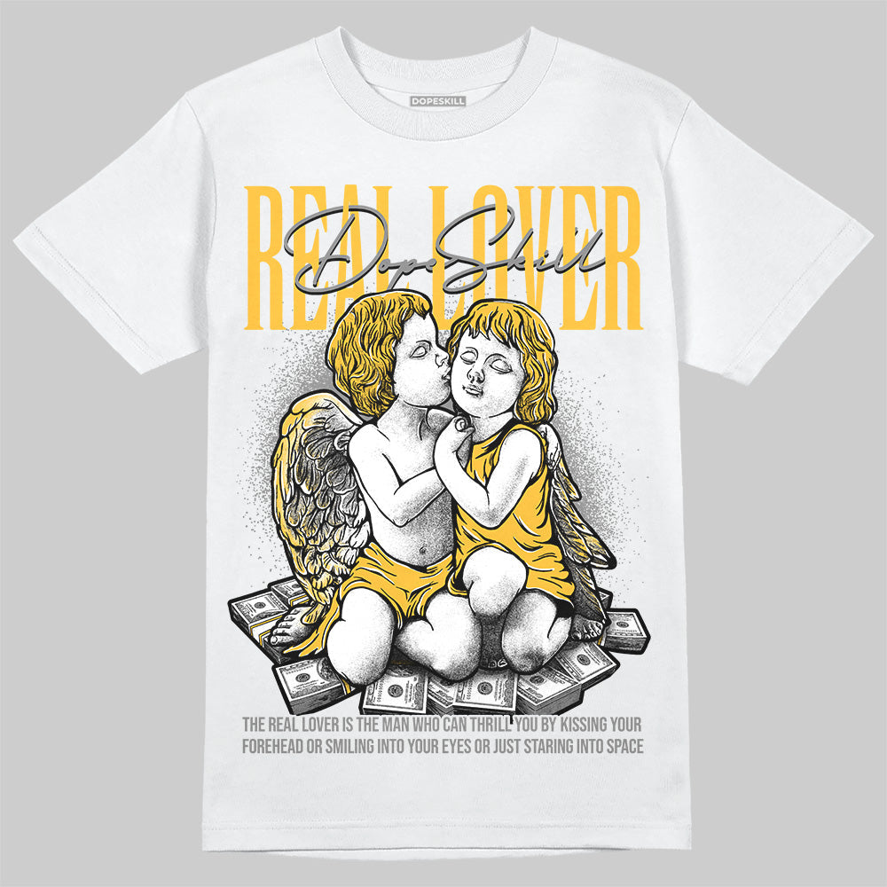 9060 Varsity Gold DopeSkill T-Shirt Real Lover Graphic