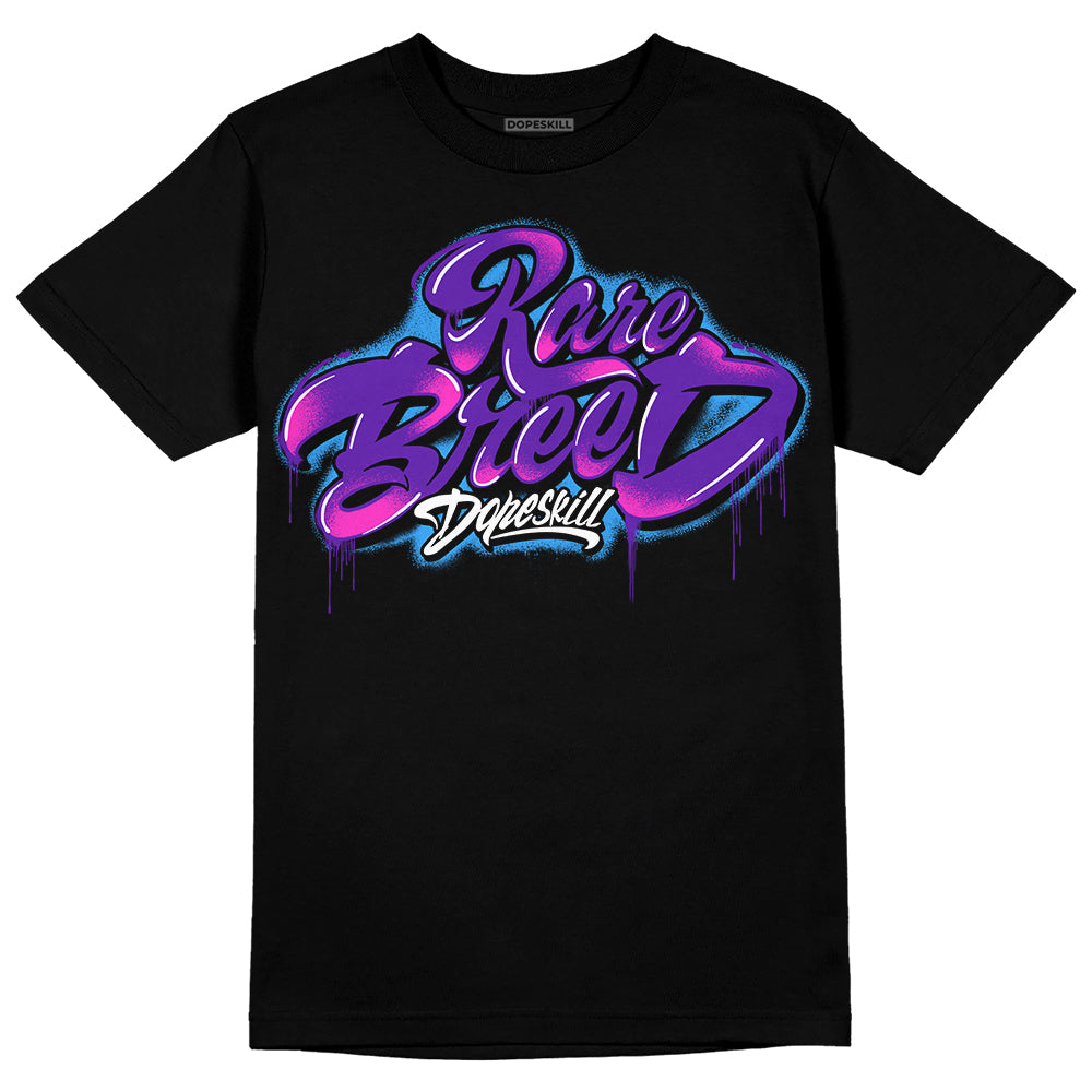 Dunk Purple Championship Court White DopeSkill T-Shirt Rare Breed Type Graphic