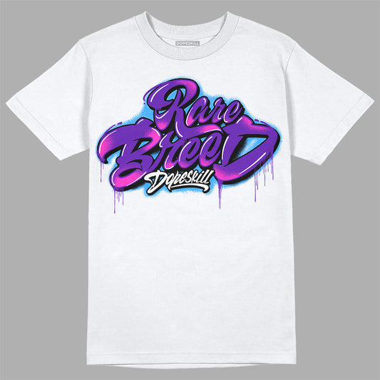Dunk Purple Championship Court White DopeSkill T-Shirt Rare Breed Type Graphic