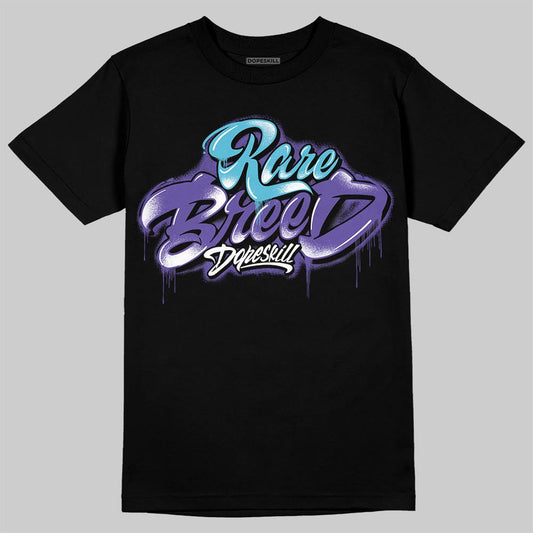 Aqua 8s DopeSkill T-Shirt Rare Breed Type Graphic