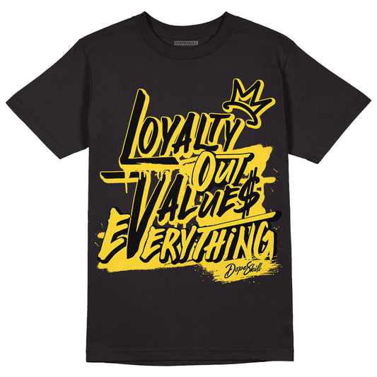 Black Tour Yellow AJ 4 Thunder DopeSkill T-Shirt LOVE Graphic