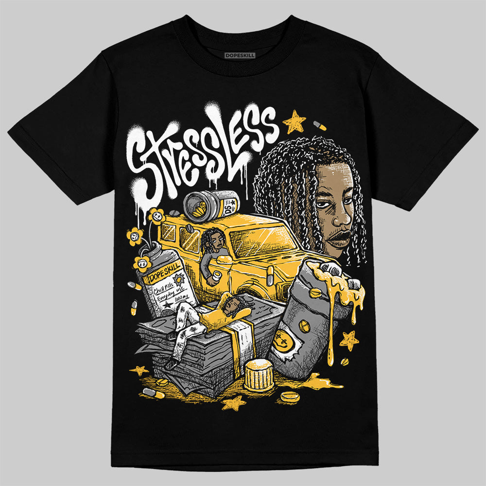 9060 Varsity Gold DopeSkill T-Shirt Stressless Graphic