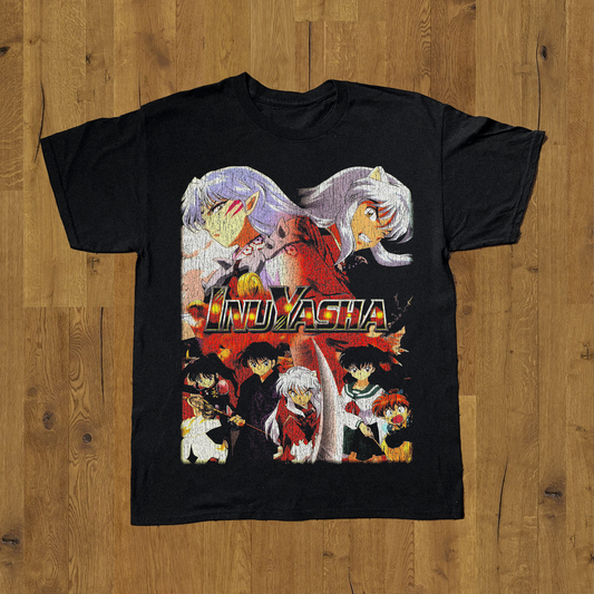 '00 INUYASHA BLACK T-SHIRT