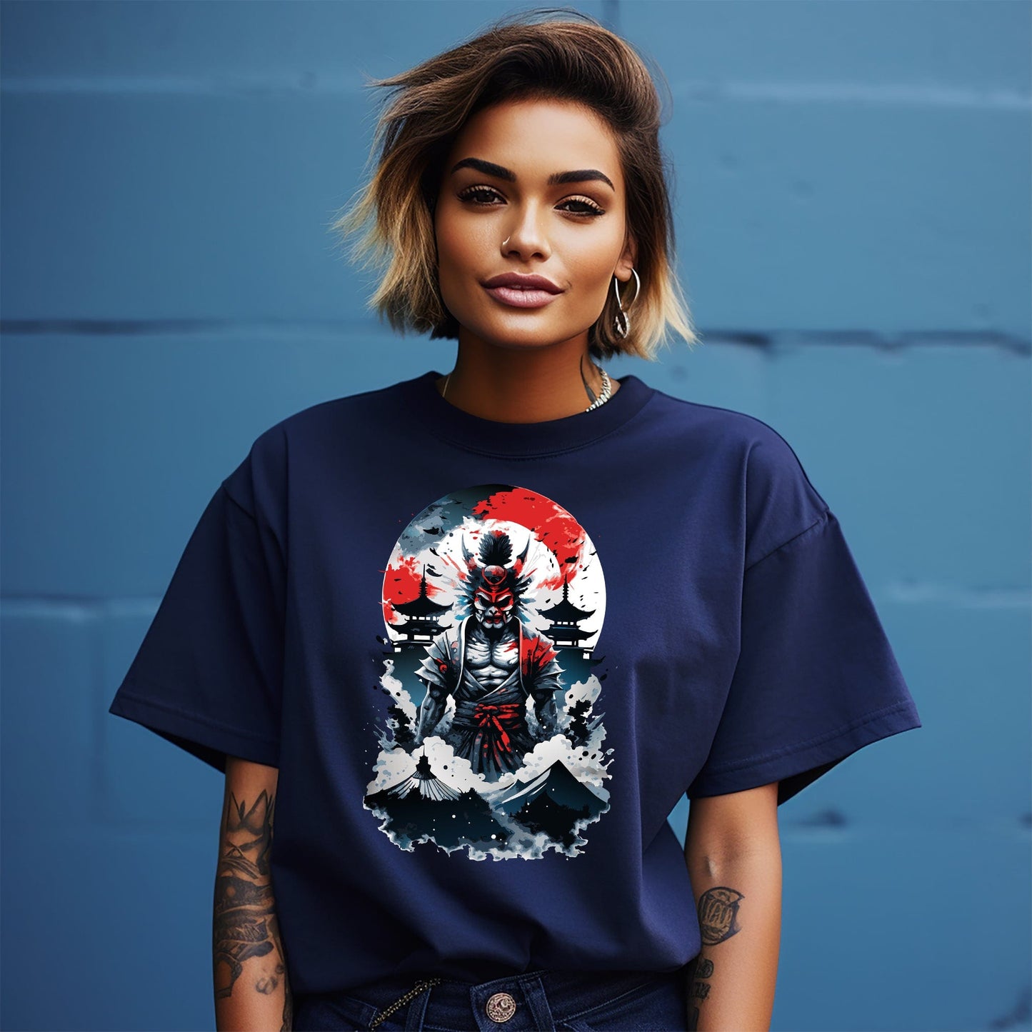 Demon Samurai Anime T-shirt