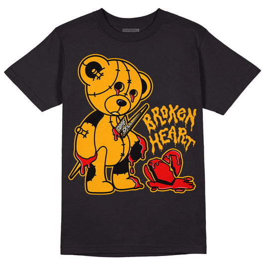 Black Taxi 12s DopeSkill T-Shirt Broken Heart Graphic