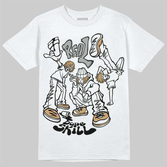 1906R ‚ÄòWhite Gold‚Äô DopeSkill T-Shirt Real Y2K Players Graphic