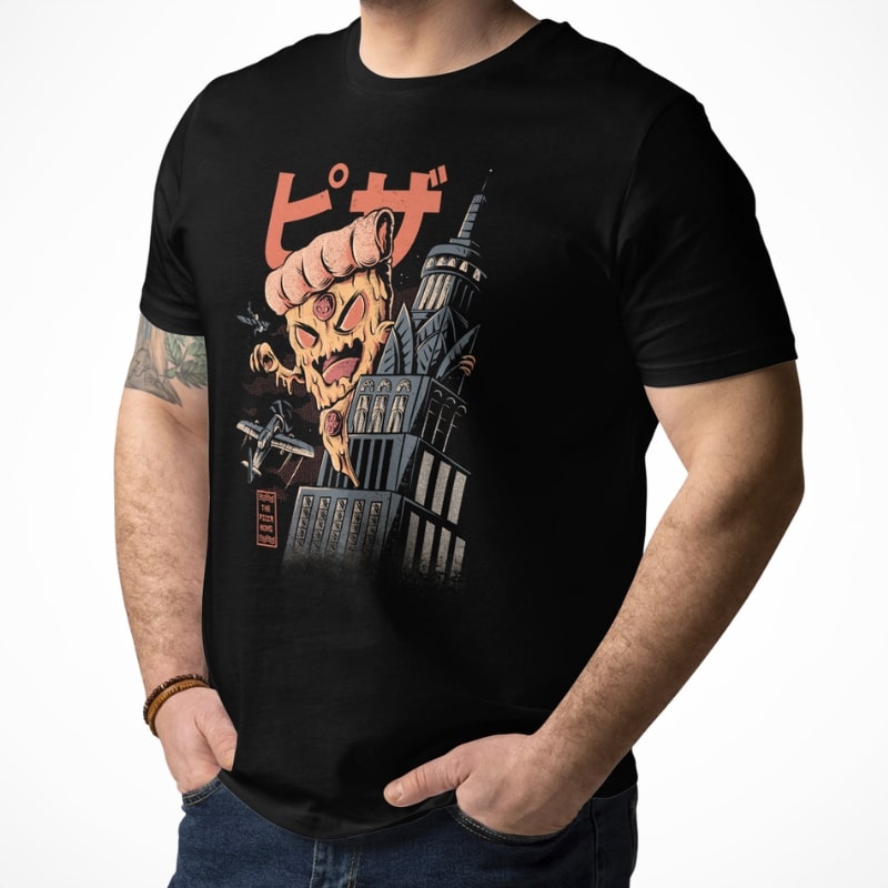 Funny Japanese T-Shirt - Godpizza