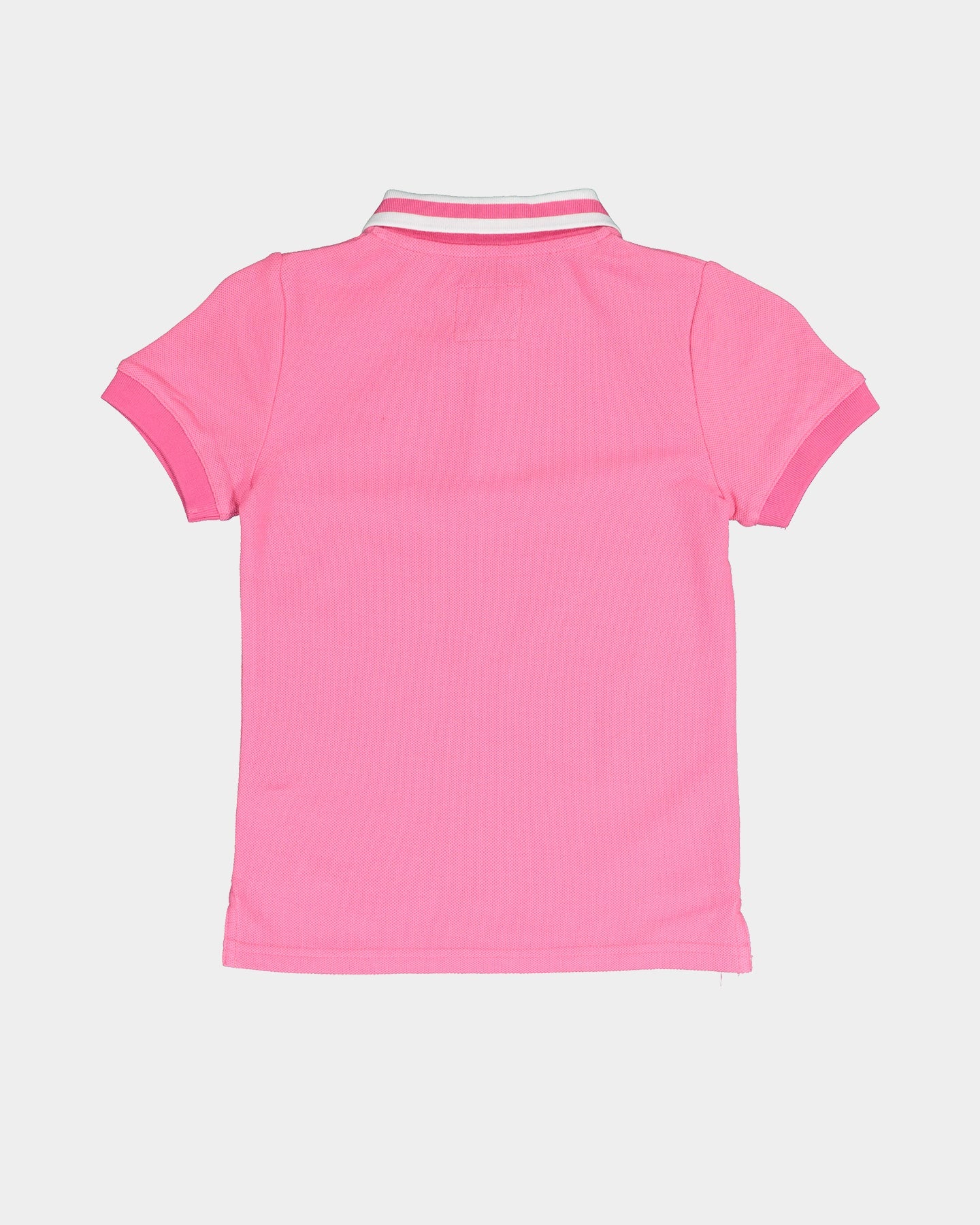 Lil Homm√© Kid's Mono Short Sleeve Polo Shirt Hot Pink