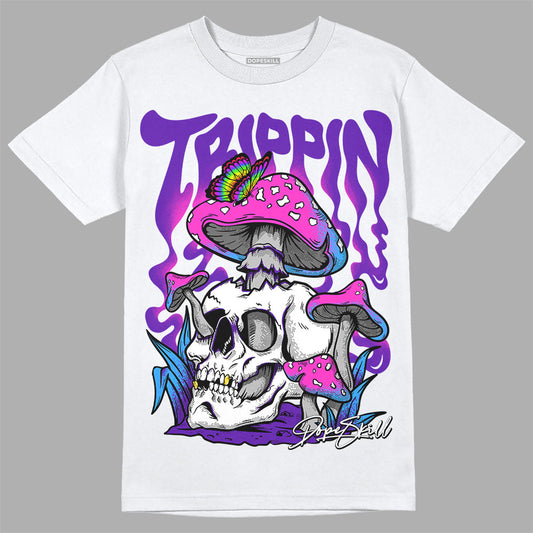 Dunk Purple Championship Court White DopeSkill T-Shirt Trippin Graphic