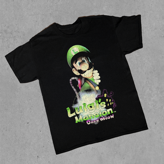 '15 LUIGI'S MANSION: DARK MOON BLACK T-SHIRT