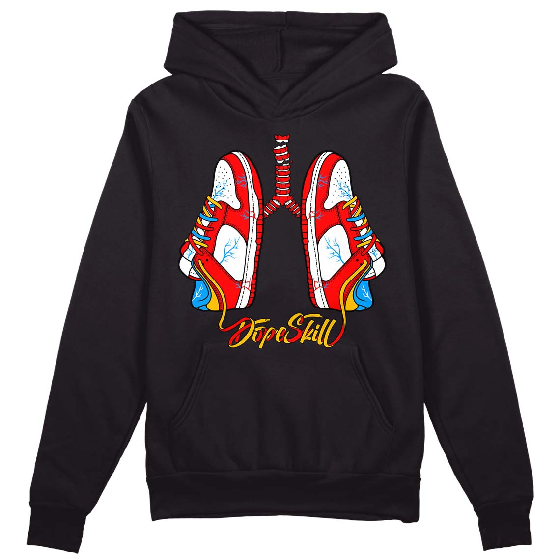 Fruity Pebbles Dunks DopeSkill Hoodie Sweatshirt Breathe Graphic