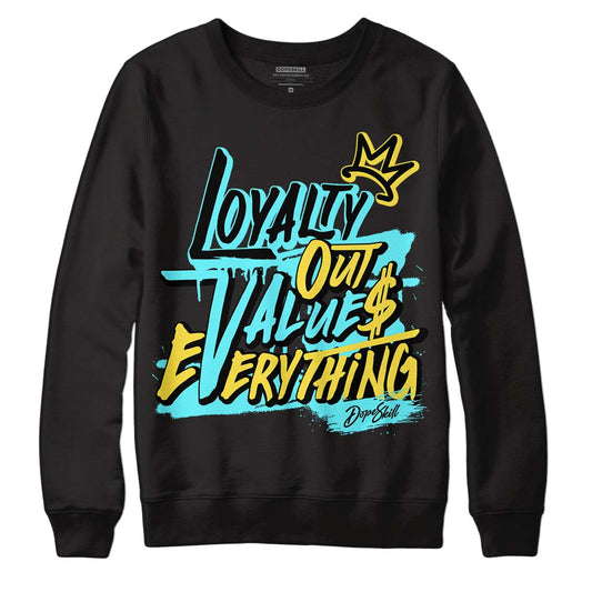 Aqua 5s DopeSkill Sweatshirt LOVE Graphic