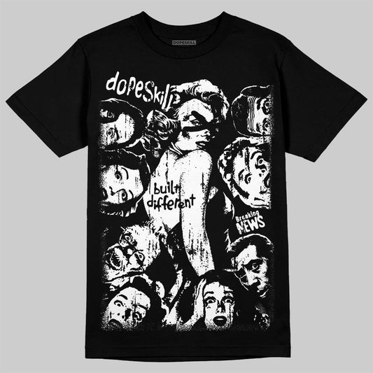 Dunk Panda White Black DopeSkill T-Shirt Built Different Graphic