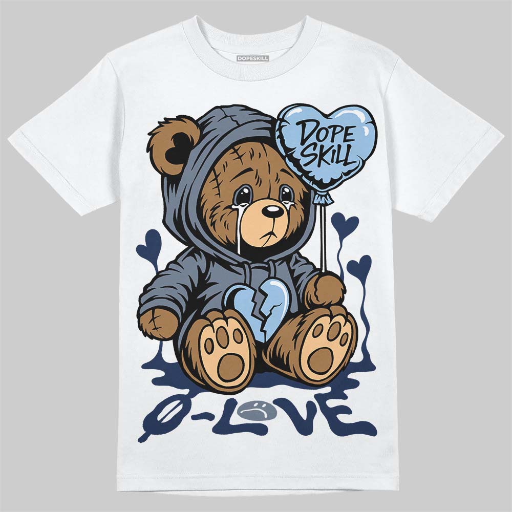 9060 Grey Day DopeSkill T-Shirt Broken Bear Graphic
