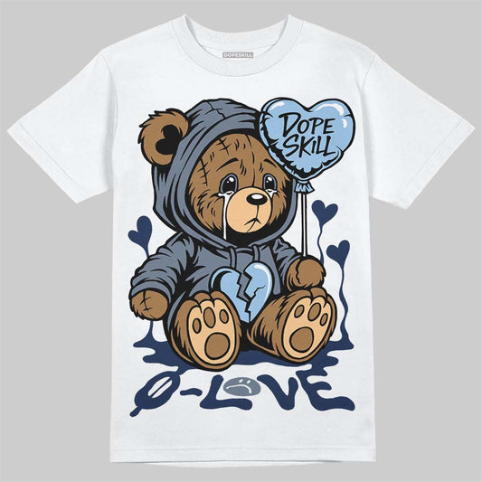 9060 Grey Day DopeSkill T-Shirt Broken Bear Graphic