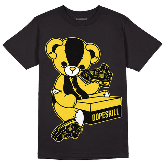 Black Tour Yellow AJ 4 Thunder DopeSkill T-Shirt Sneakerhead BEAR Graphic