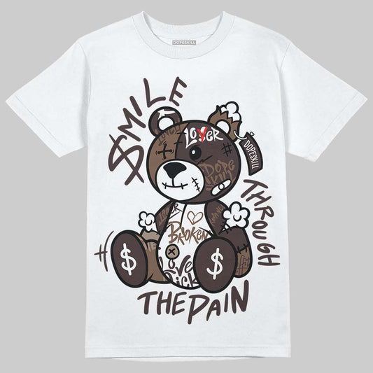 Baroque Brown 12s DopeSkill T-Shirt Smile Through The Pain Graphic
