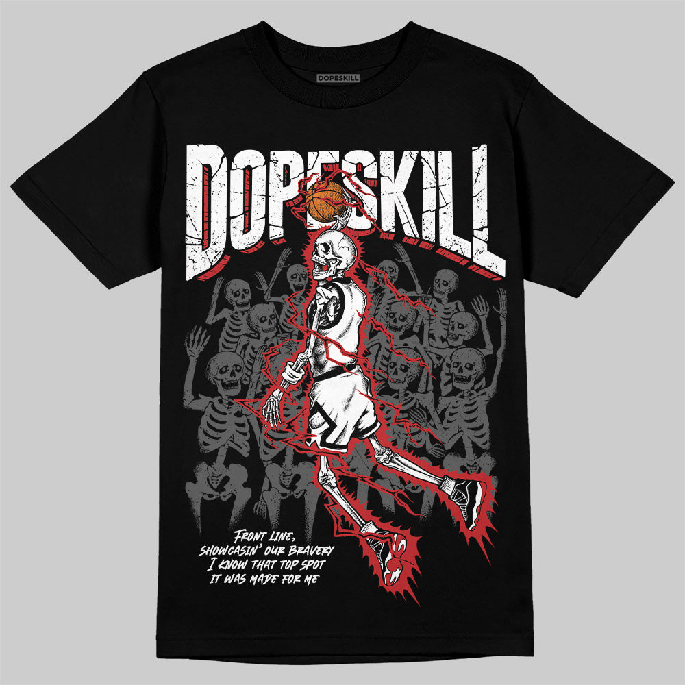 Bred 11s DopeSkill T-Shirt Thunder Dunk Graphic