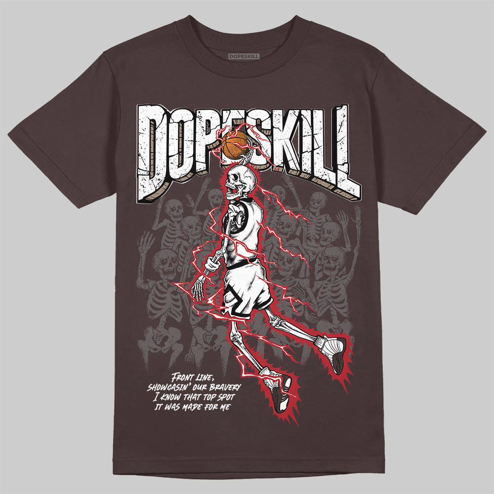 Baroque Brown 12s DopeSkill T-Shirt Thunder Dunk Graphic