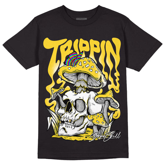 Black Tour Yellow AJ 4 Thunder DopeSkill T-Shirt Trippin Graphic