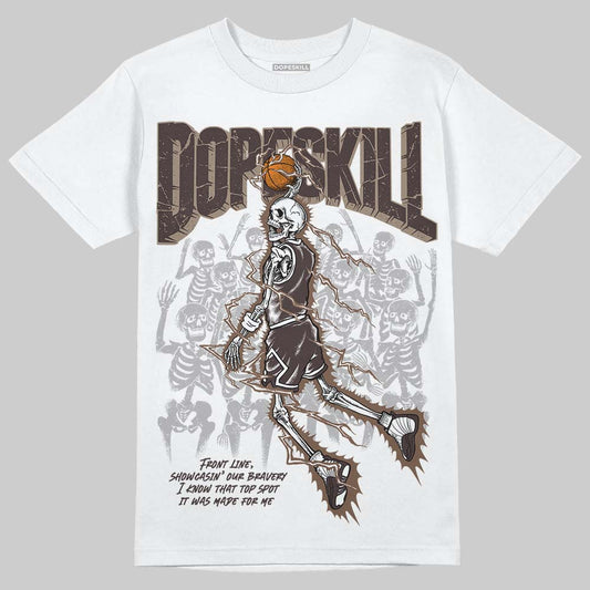 Baroque Brown 12s DopeSkill T-Shirt Thunder Dunk Graphic