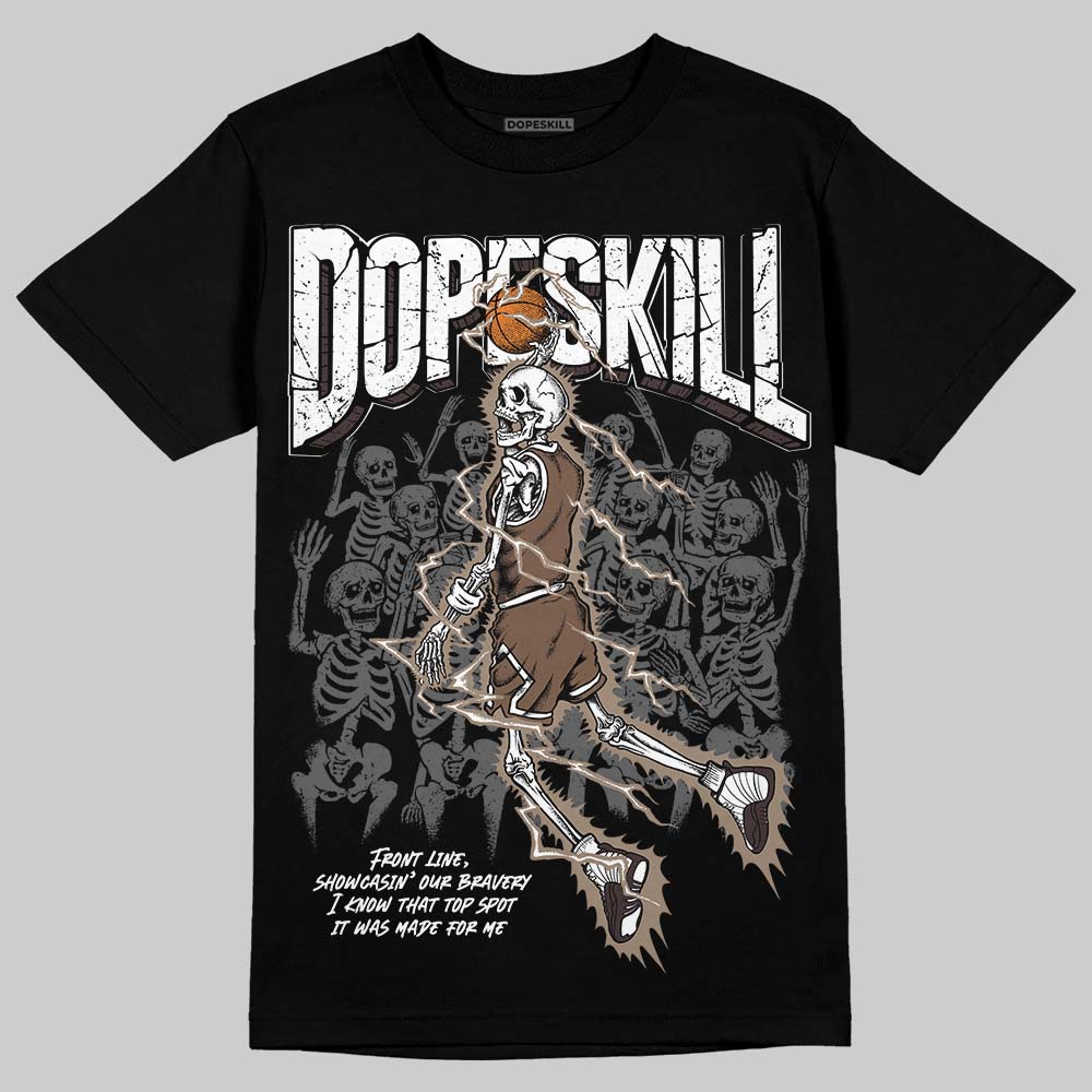 Baroque Brown 12s DopeSkill T-Shirt Thunder Dunk Graphic