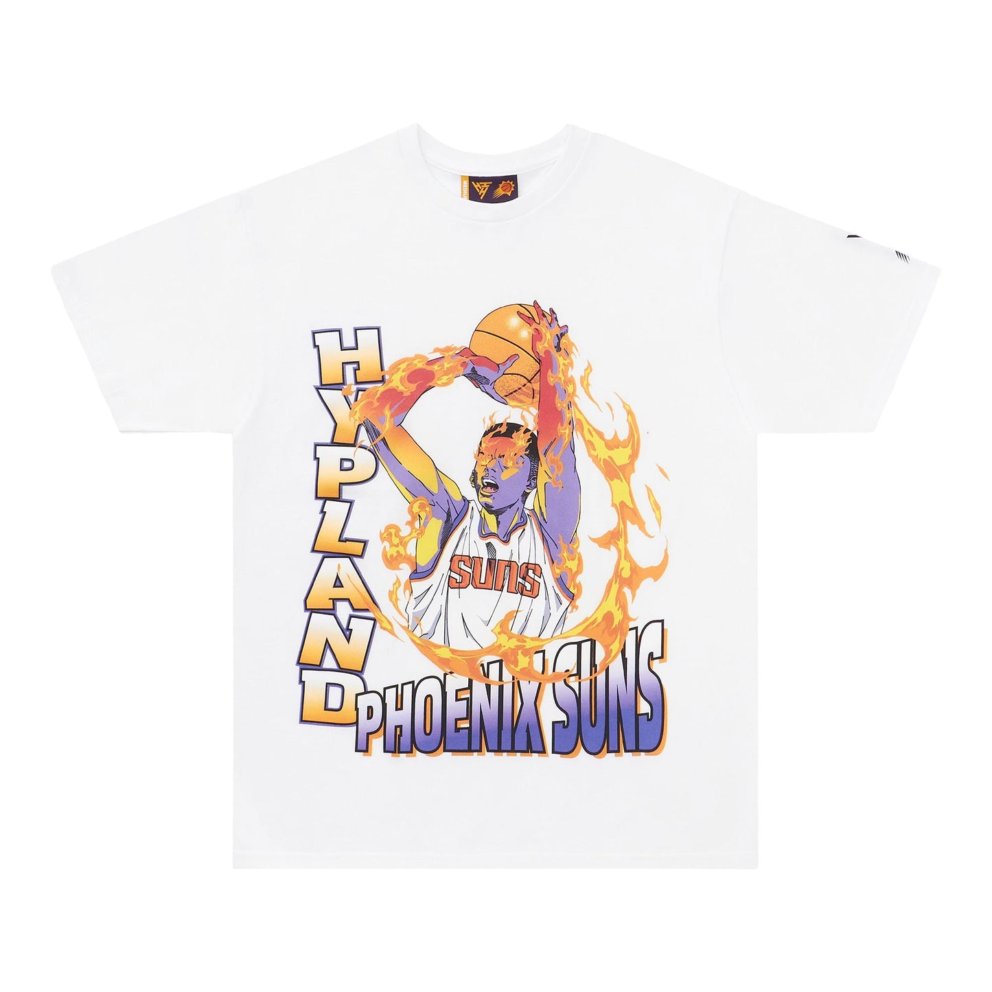 NBA PHOENIX SUNS HEATIN‚Äô UP TSHIRT (WHITE)