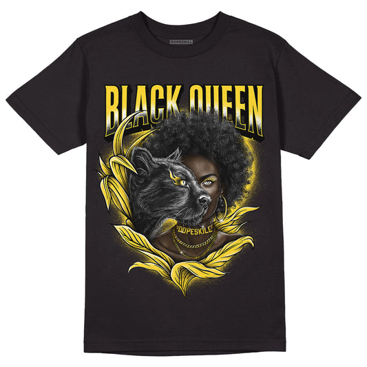 Black Tour Yellow AJ 4 Thunder DopeSkill T-Shirt New Black Queen Graphic