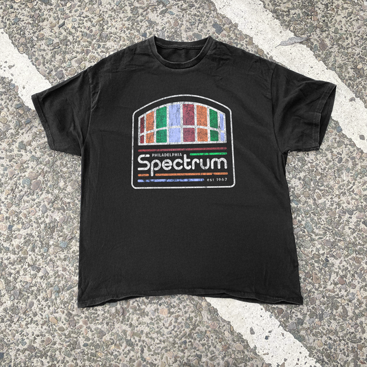 DEFUNCT 'PHILLY SPECTRUM' ARENA VINTAGE WASH BLACK TEE