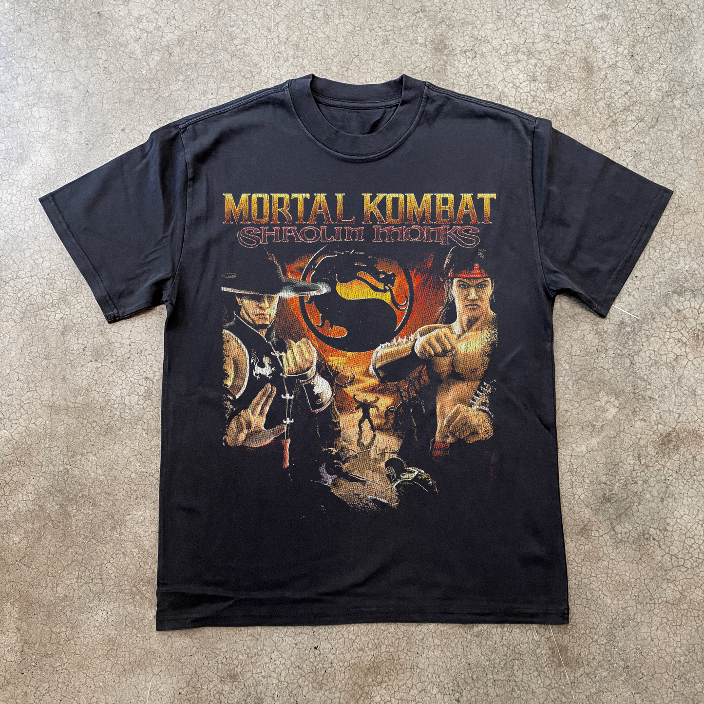 '05 MORTAL KOMBAT SHAOLIN MONKS BLACK T-SHIRT