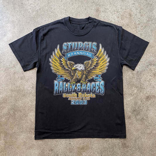 '03 STURGIS BIKE RALLY BLACK T-SHIRT
