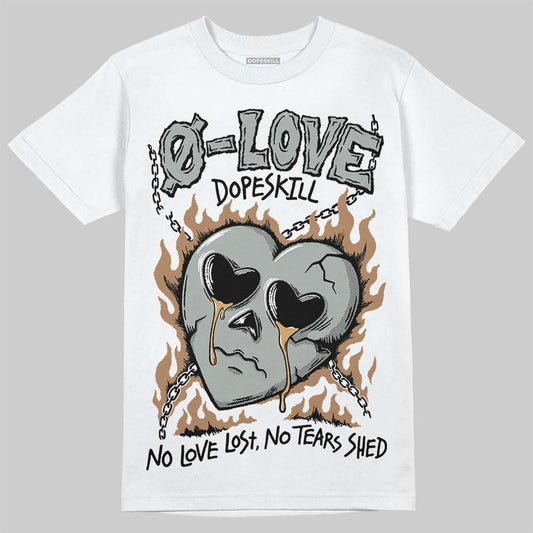 1906R ‚ÄòWhite Gold‚Äô DopeSkill T-Shirt Crying Heart Graphic