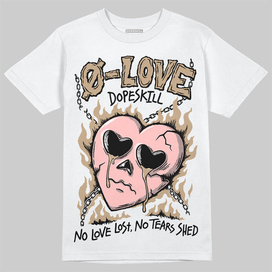 AIR FORCE 1 LINEN DopeSkill T-Shirt Crying Heart Graphic